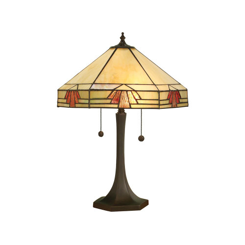 Interiors 1900 64286 Nevada Large Tiffany Table Lamp