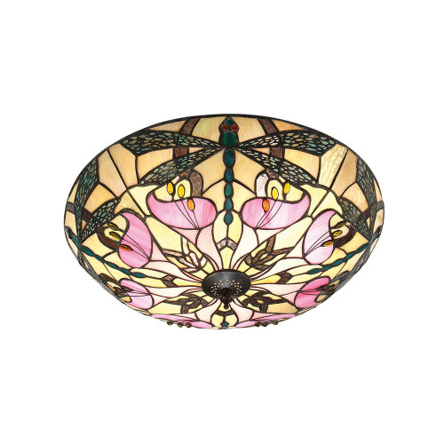 Interiors 1900 63922 Ashton 2 Light Flush Fitting