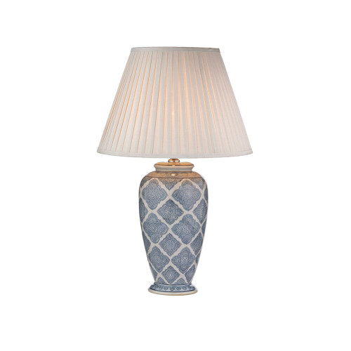 Dar Lighting Dar ELY4223 Ely 1 light Ceramic Table Lamp 