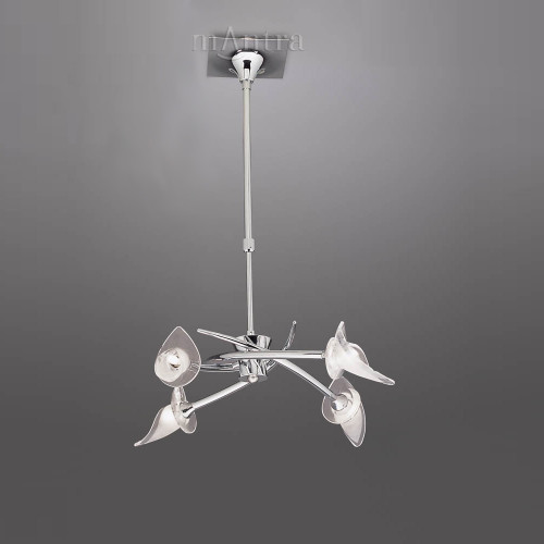 Mantra Lighting Mantra M0302 Flavia 4 Light Chrome Pendant