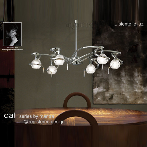 Mantra Lighting Mantra M0079 Dali 6 Light Ceiling Pendant