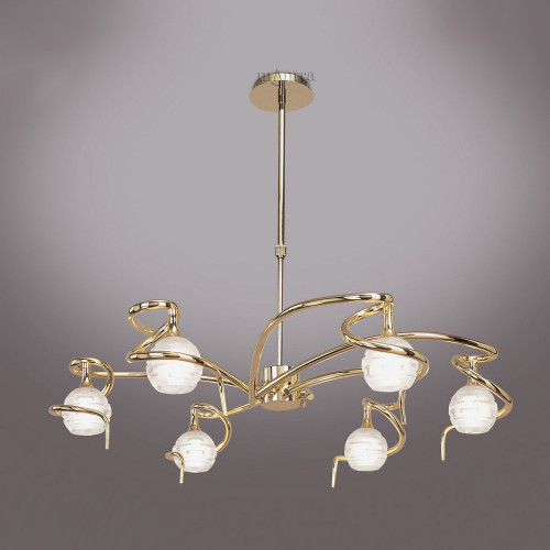 Mantra Lighting Mantra M0079PB Dali 6 Light Ceiling Pendant
