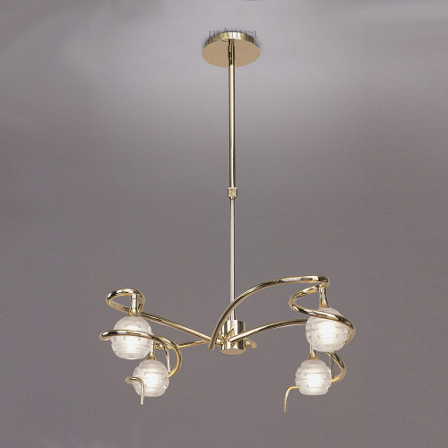 Mantra Lighting Mantra M0080PB Dali 4 Light Ceiling Pendant