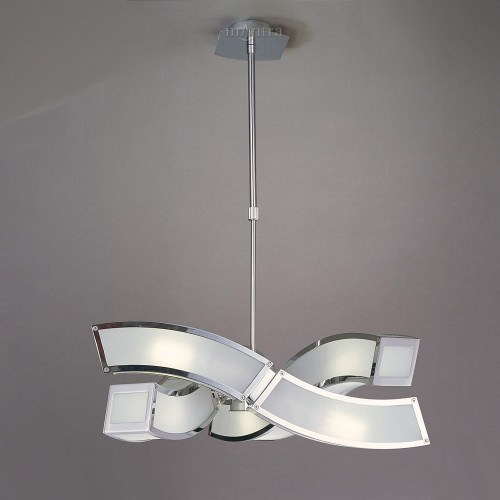 Mantra Lighting Mantra M0389 Duna Modern Polished Chrome Ceiling Fitting