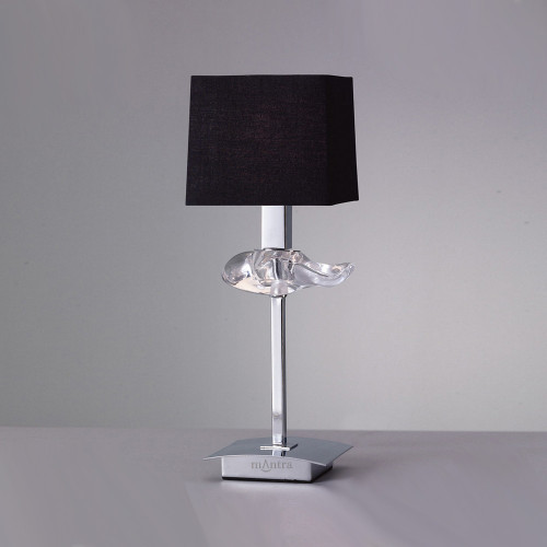 Mantra Lighting Mantra M0789 Akira 1 Light Polished Chrome Table Lamp