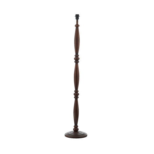 Dar Lighting Dar  HAY4947 Hayward 1 Light Dark Wood Floor Lamp 