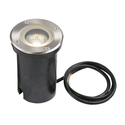 Saxby Lighting Saxby GH98042V Pillar 1 Light Polished Stainess Steel Lamp