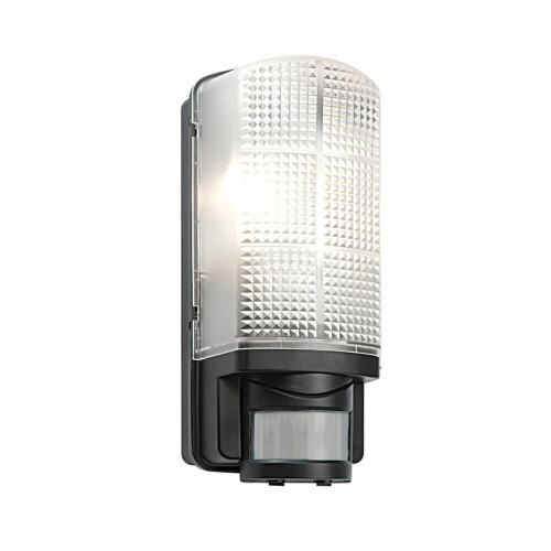 Saxby Lighting Saxby 48739 Motion Black Exterior Wall Light With PIR