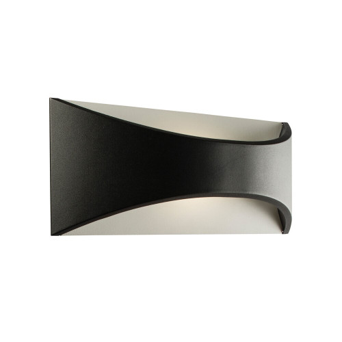 Saxby Lighting Saxby 61865 Vulcan LED Matt Black Large Outdoor Wall Light