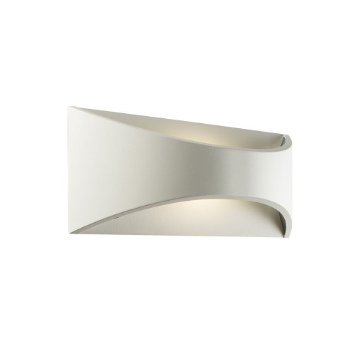 Saxby Lighting Saxby 61866 Vulcan LED Matt White Large Outdoor Wall Light