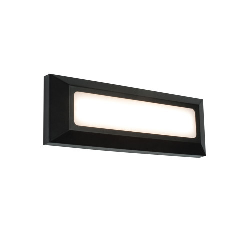 Saxby Lighting Saxby 61211 Severus LED Black Rectangle Outdoor Wall Light