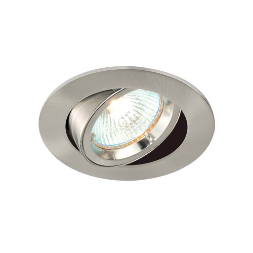 Saxby Lighting Saxby 52333 Cast Satin Nickel Adjustable Downlight Fitting
