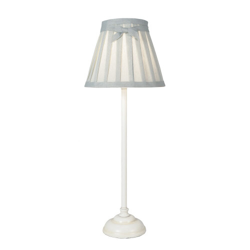 Dar Lighting Dar  GRA422 Grace 1 Light Antique White Table Lamp 