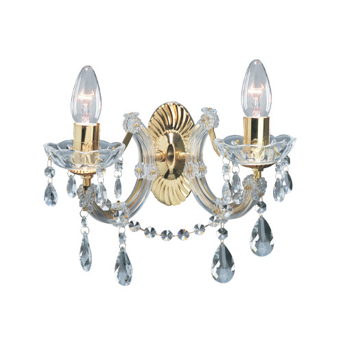 Searchlight 699-2 Marie Therese 2 light wall fitting