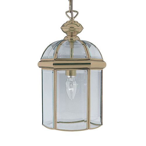 Searchlight 7131AB Solid Brass Lantern 1 light ceiling fitting