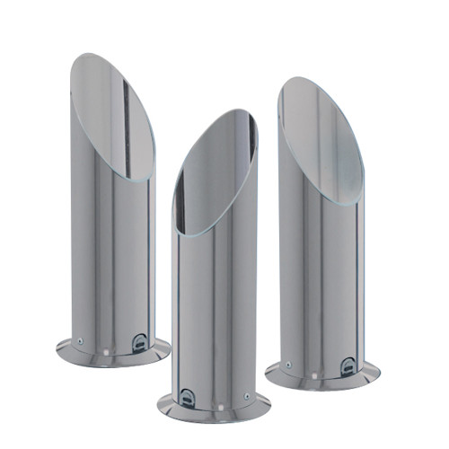 Searchlight 1561SS Uplighter floor lamp in satin silver