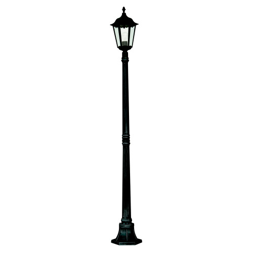 Searchlight 82508BK Alex 1 light outdoor post