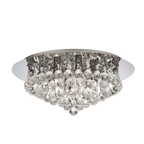 Searchlight 3406-6CC Hanna 6 light Flush Ceiling Fitting