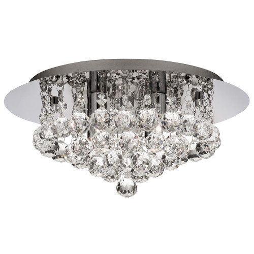 Searchlight 3404-4CC Hanna 4 light Flush Ceiling Fitting