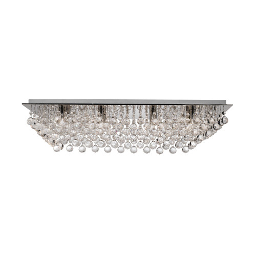 Searchlight 6728-8CC Hanna 8 Light Chrome andamp; Crystal Semi-Flush