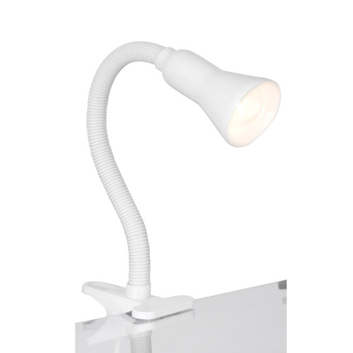 Searchlight 4122WH Desk Partners 1 Light White Desk Lamp