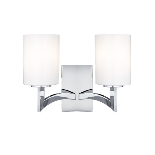 Searchlight 4992-2CC Gina 2 Light Chrome Wall Light