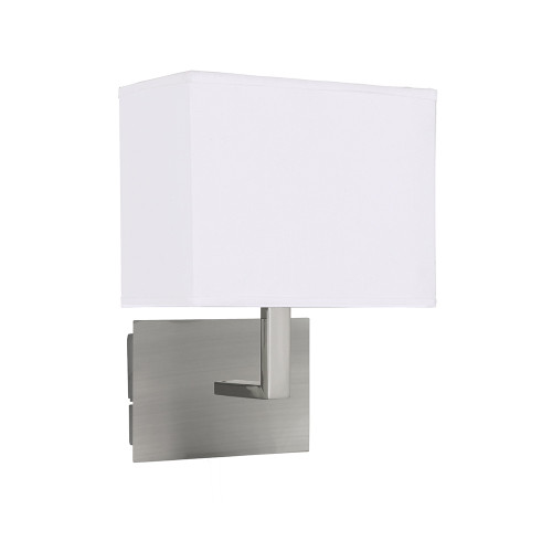 Searchlight 5519SS 1 Light Satin Silver Switched Wall Bracket