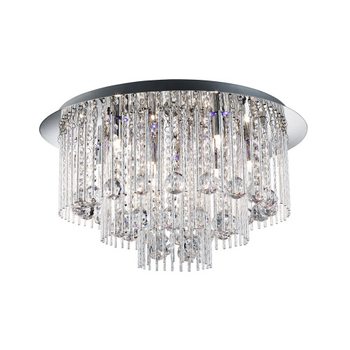 Searchlight 9198-8CC Beatrix Chrome LED Flush Fitting