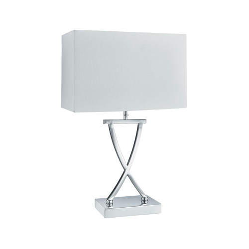 Searchlight 7923CC 1 Light Chrome Table Lamp