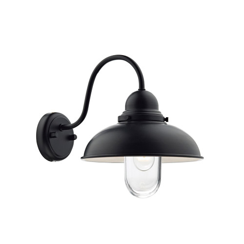 Dar Lighting Dar  DYN0722 Dynamo 1 Light Black Outdoor Wall Light 