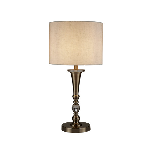Searchlight 1011AB Antique Brass Table Lamp