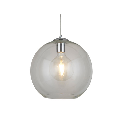 Searchlight 1632CL Balls Clear/Polished Chrome Round Pendant