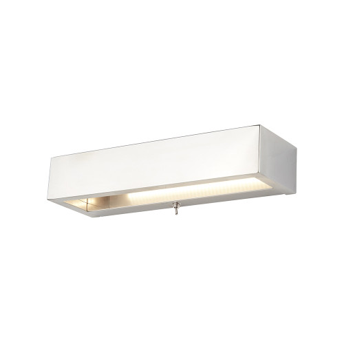 Searchlight 1781CC Chrome/Frosted Glass Rectangle Wall Bracket