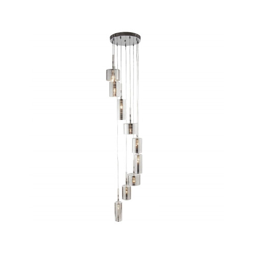 Searchlight 1939-9CC 9 Light Chrome Multi-Drop Pendant