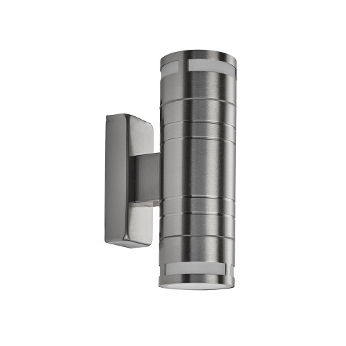 Searchlight 2018-2-LED 2 Light Steel Outdoor Wall Light