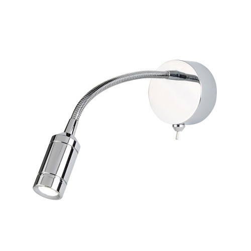 Searchlight 2256CC Polished Chrome Flexi Arm LED Wall Light