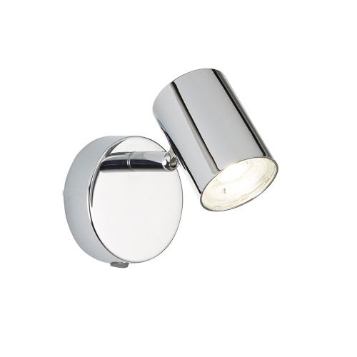 Searchlight 3171CC Chrome Cylinder Head Spot Wall Bracket