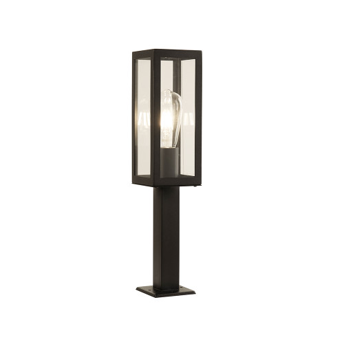 Searchlight 6441-450BK Outdoor 1 Light Rectangle Post Light