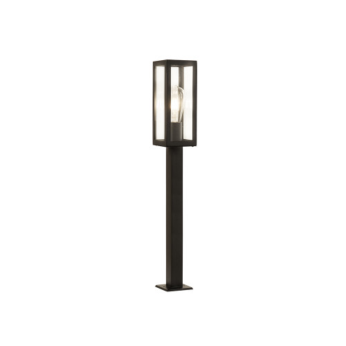 Searchlight 6441-900BK Outdoor 1 Light Rectangle Post Light