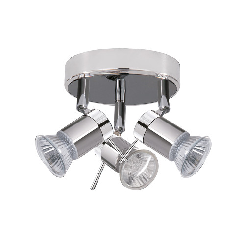 Searchlight 7443CC-LED Aries Chrome/Silver Spotlight Plate