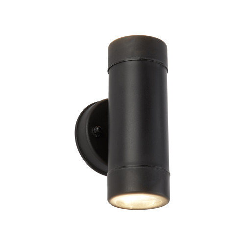 Searchlight 7592-2BK Outdoor 2 Light Black Wall Bracket