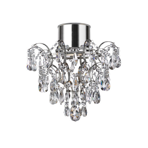Searchlight 7901-1CC-LED Chrome Droplet Ceiling Fitting