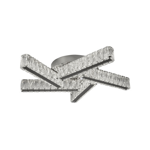 Searchlight 8125-5CC Clover 5 Light LED Flush Ceiling Fitting