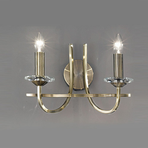 Fran LF2147/2 Carousel 2 Light Bronze Wall Bracket