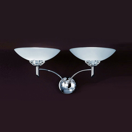 Fran LF2006/2 Fizz 2 light Chrome finish wall bracket