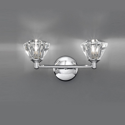 Fran LF2162/2 Twista 2 Light Chrome Wall Bracket