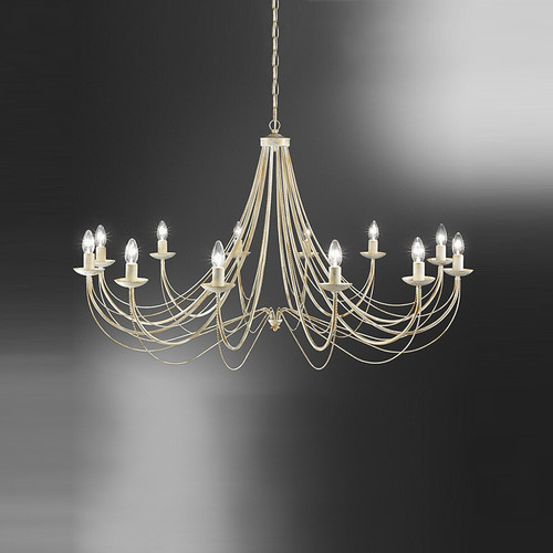 Fran LF2172/12 Philly 12 Light Cream Chandelier