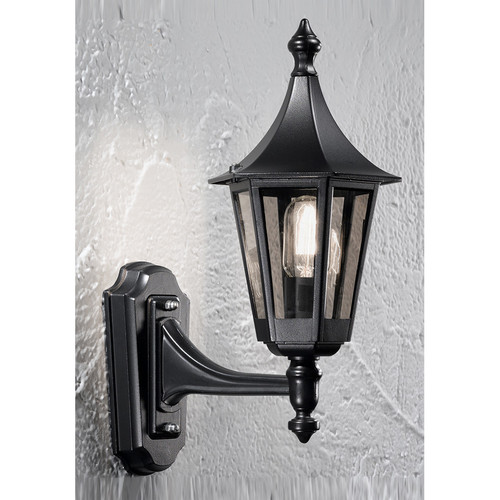 Fran AL1602-1 Boulevard 1 Light Matt Black Wall Bracket