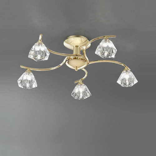 Fran LF2230/5 Twista 5 Light Semi-Flush Fitting