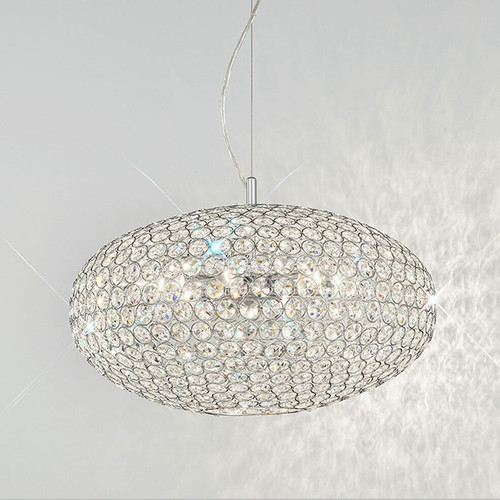 Fran LF2273/6 Marquesa 6 Light Chrome Ceiling Pendant